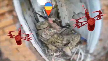 Российские FPV-дроны атакуют украинские позиции, уничтожая пехоту!!