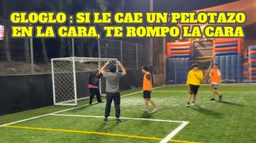 PERRE LE TIRA UN PELOTASO A EMIKUKIS Y GLOGLO LE ADVIERTE