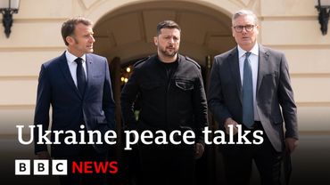 Ukraine's European allies say Kyiv must be in peace talks as US and Russia hold meeting | BBC News
