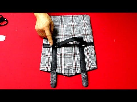 DIY안입는 원피스로 무얼 만들었는지 보세요!깜짝 놀라실 겁니다!/Look what I made out of old dress/ cute mini messenger bag