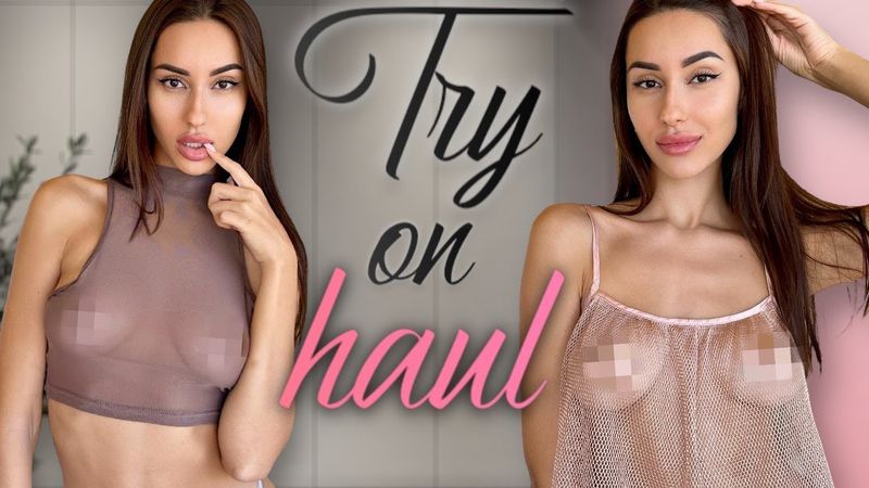 [4K] Transparent Wardrobe Picks | Dressing Room Haul with Carla