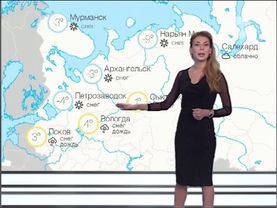 Александра Михайлова - "Новости 24 Прогноз погоды" 16.03.2014