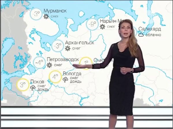 Александра Михайлова - "Новости 24 Прогноз погоды" 16.03.2014