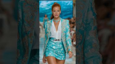 Disney Princesses as CEOs 😱 Luxe Runway 🔥👑 #disney #ai #fashion #viral