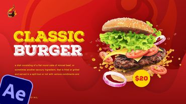 Fast Food Slideshow in After Effects - After Effects Tutorials - No Plugins