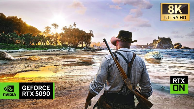 [8K] Red Dead Redemption 2 RTX 5090 | Extreme Ray Tracing Mod | Next-Level Photorealistic Graphics
