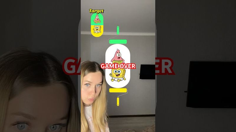 Coloring SpongeBob’s😳How to complete this CHALLENGE?😭#shorts