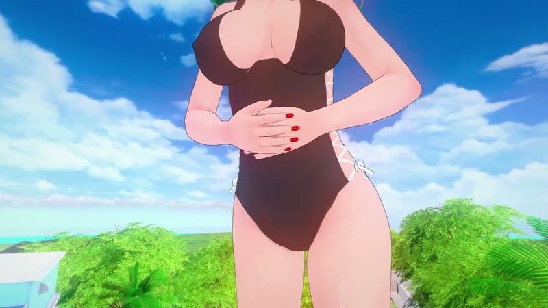 Tatsumaki become giantess