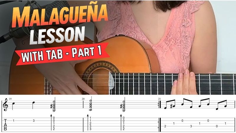 Malagueña Flamenco Guitar Lesson (WITH TAB) | Part 1