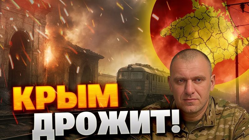 Удары по Крыму: железная дорога под прицелом — логистика РФ рушится!