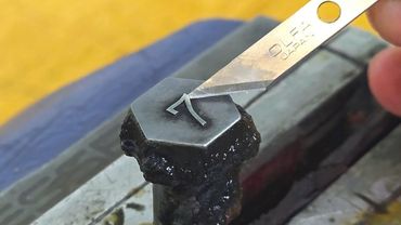 Etching Steel with 9V Battery