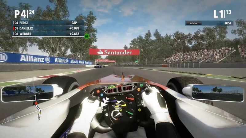 F1 2012 Career mode, career 2, season 1 Monza, Force India