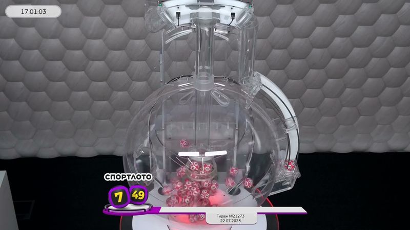Столото представляет | Лотерея «Спортлото «7 из 49». Тираж №21273  от 22.07.2025 г.