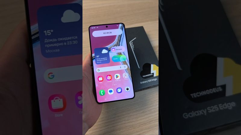 SAMSUNG GALAXY S25 EDGE - ОЧЕНЬ ТОНКИЙ!