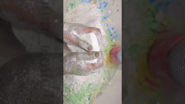 Homemade ones #relax #crushingtime #oddlysatisfying #crunchycrumbles #sandmentcrushing #satisfying