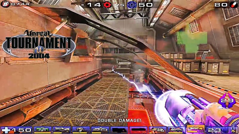 1 Player Vs 9 CPU Bots in Unreal Tournament 2004! The Greatest FPS Game of All Time - Deck17 TDM