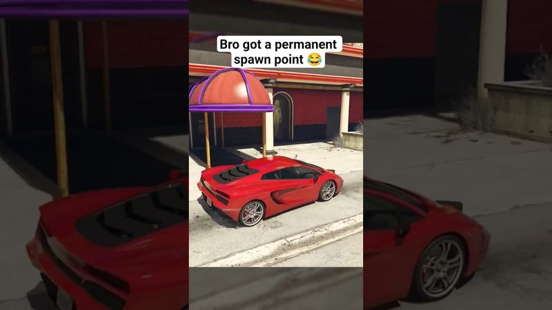 Bro got a permanent spawn point 😂 #gtaonline #gta5 #gta5online #gtaviral #shorts