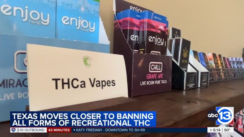 Texas moves closer to banning all forms of recreational THC