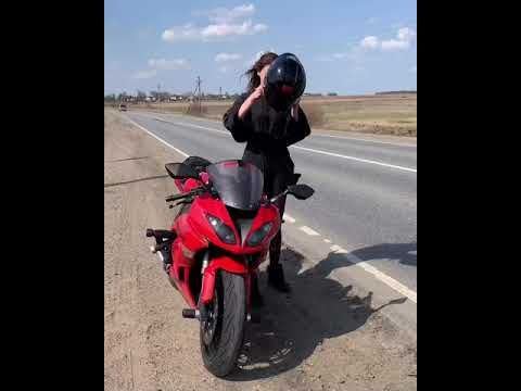 мотоциклистка в платье #мотоТаня береги её #motoTanya moto bike girl