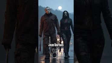 When HORROR Legends Walk With Their Other Half 💀💃 #horror #scary #midjourney