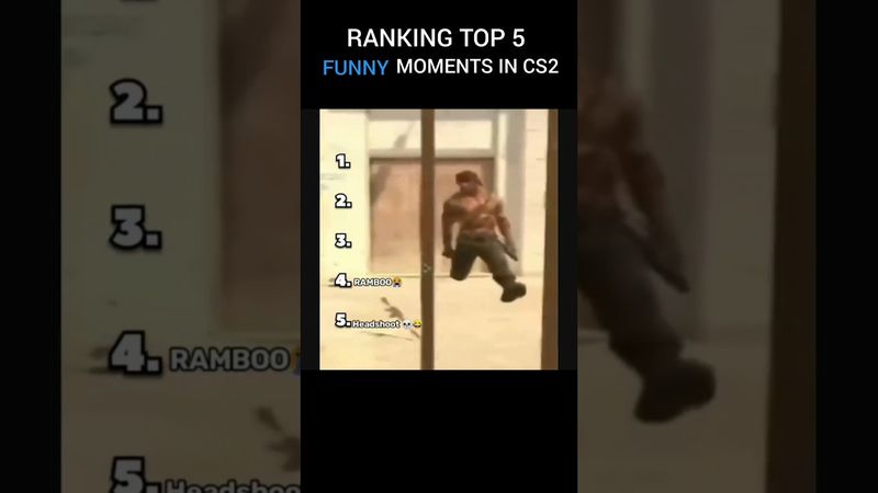 Ranking Top 5 Funny Moments In CS2 #cs2 #funnymoments