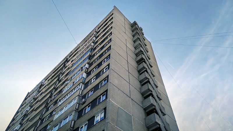 Обзор 16 этажки серии II-60 (Припятской серии), обзор по адресу: пр-кт Королёва 19, серия II-60-01