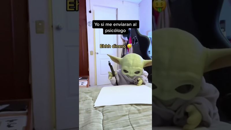 No me deja expresar mi felicidad 😡 #babyyoda #humormeme #humor #internetmeme #funny #babyyoda