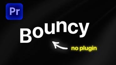 How To Make BOUNCY Text in Premiere Pro
