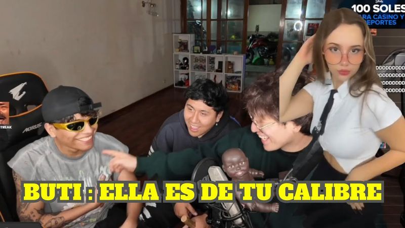 GLOGLO LE PIDE A BUTI QUE PUNTÚE A UNAS CHICAS