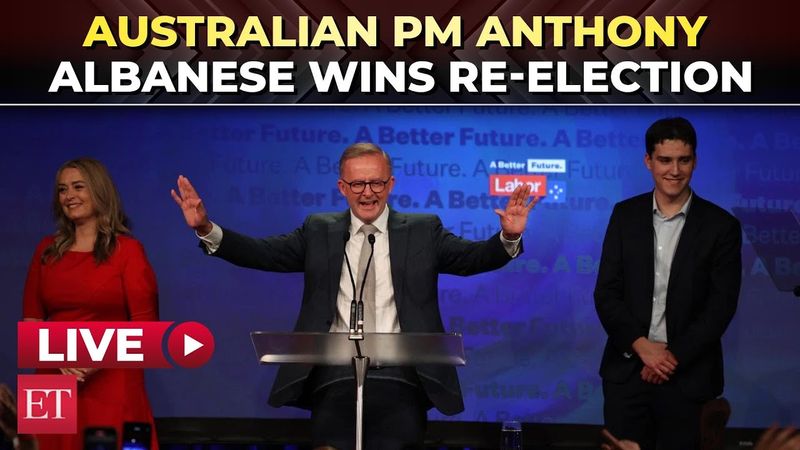 LIVE | Anthony Albanese returns as Australian PM, gives victory speech after election win