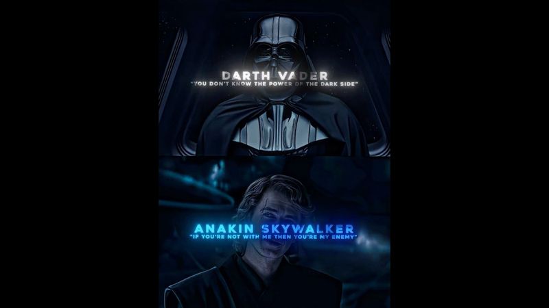 Darth Vader Vs Anakin Skywalker