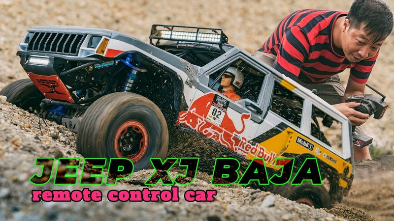 Rc Crawler Traxxas TRX-4 Jeep Cherokee Baja Off-Road on Sand & Macadam 4x4 Rc Car | E3S-RC