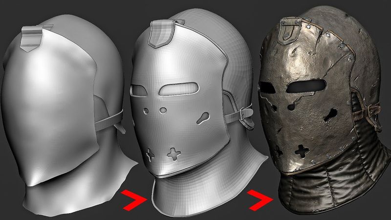 3 Langkah Memahat Helm | + Aset Gratis