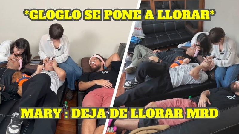 EVA Y MARY HACEN LLORAR A GLOGLO Y LOCOCHON