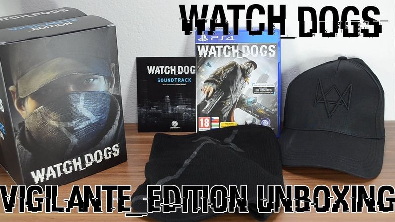 Розпакування колекційного видання Watch Dogs Vigilante Edition