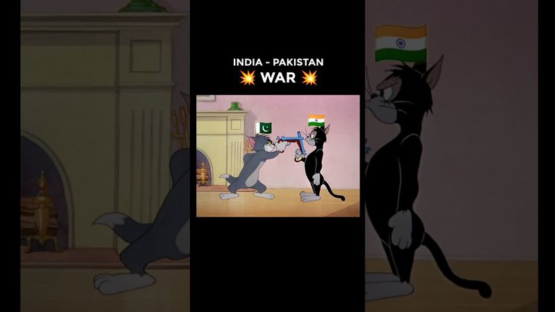 India Pakistan War 🔥🤣 Tom & Jerry Version