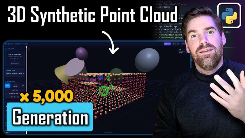 How to Generate Synthetic 3D Point Cloud Rooms with Labels (Python Tutorial)