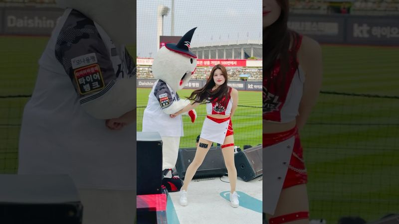 또리 저리 가~ #이예빈 #이예빈치어리더#ktwiz #kt위즈 #kt위즈치어리더