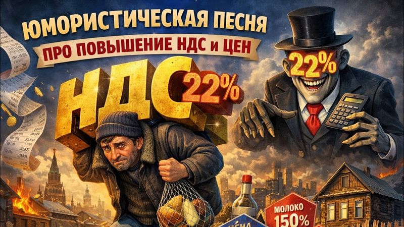 Юмористическая песня про НДС и цены, которые растут быстрее сугробов. Автор Сергей Проскунов.