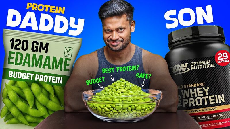 EDAMAME - THE BIG DADDY OF ALL THE PROTEINS ?? #health #fitneess