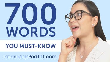 700 Words Every Indonesian Beginner Must Know