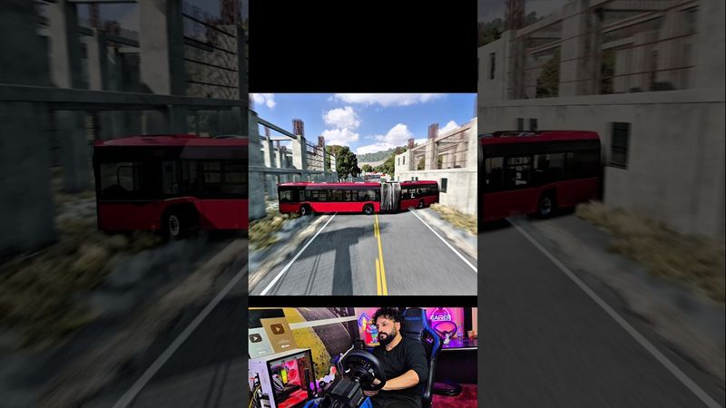 Buses drift beamng drive #buses #beamngdrive #drifting #تفحيط #هجوله