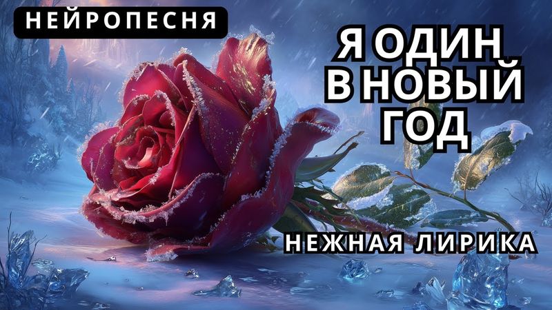 Я один в Новый Год ❤️Нежная песня о любви❄️Юрий Носиков 🔥НЕЙРОПЕСНЯ.