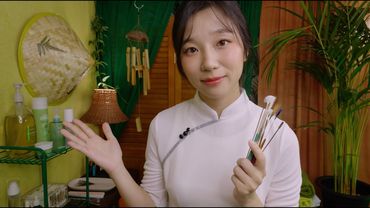 Vietnamese Full Care Course🌺✨ ASMR ear cleaning, foot care, facial & back massage, shampoo