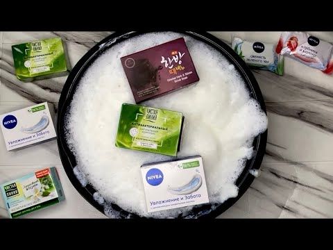 Мыление мыла🧼NIVEA•Чистая линия•LU’SOB🫧🧽 #soap #мыло