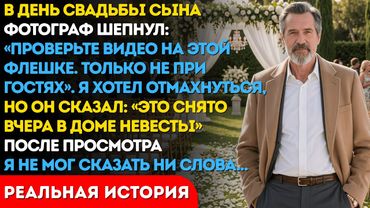 На свадьбе сына фотограф дал флешку и шепнул: не смотри при гостях. Я включил и онемел