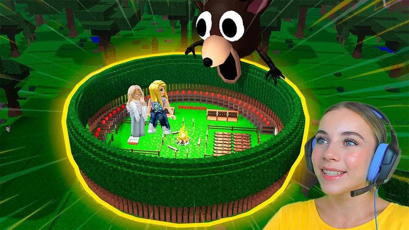 ПОСТРОИЛА САМУЮ БЕЗОПАСНУЮ БАЗУ В 99 ДНЕЙ ВЫЖИВАНИЯ В ЛЕСУ С АЛЁНОЙ в ROBLOX!