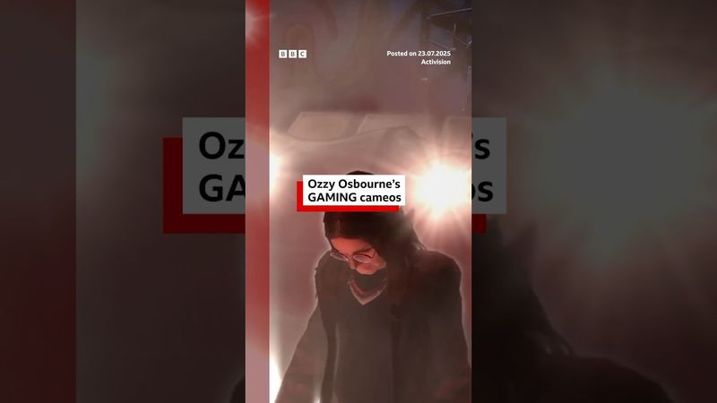 Ozzy Osbourne's gaming cameos #OzzyOsbourne #RockBand #BBCGaming #BBCNews