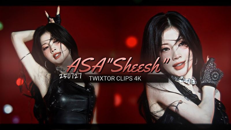 ASA BABYMONSTER "SHEESH" SBS SUMMER (GayoDaejeon) 4K TWIXTOR CLIPS FOR EDITS 250727