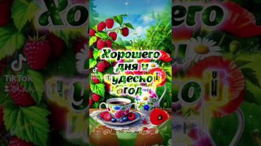 Супер пожелание ДОБРОГО УТРА!☕🍩🍓🍓🍓🤗🥰🥰🥰